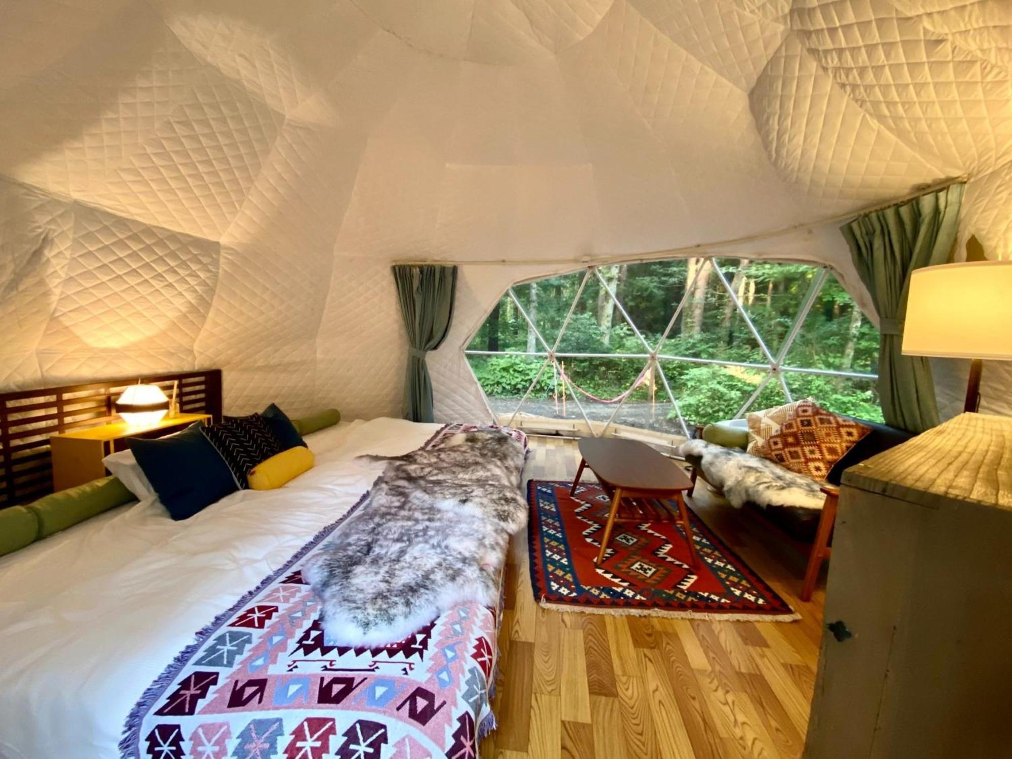 Glamping Villa Hanz Kawaguchiko Фуджикавагучико Екстериор снимка