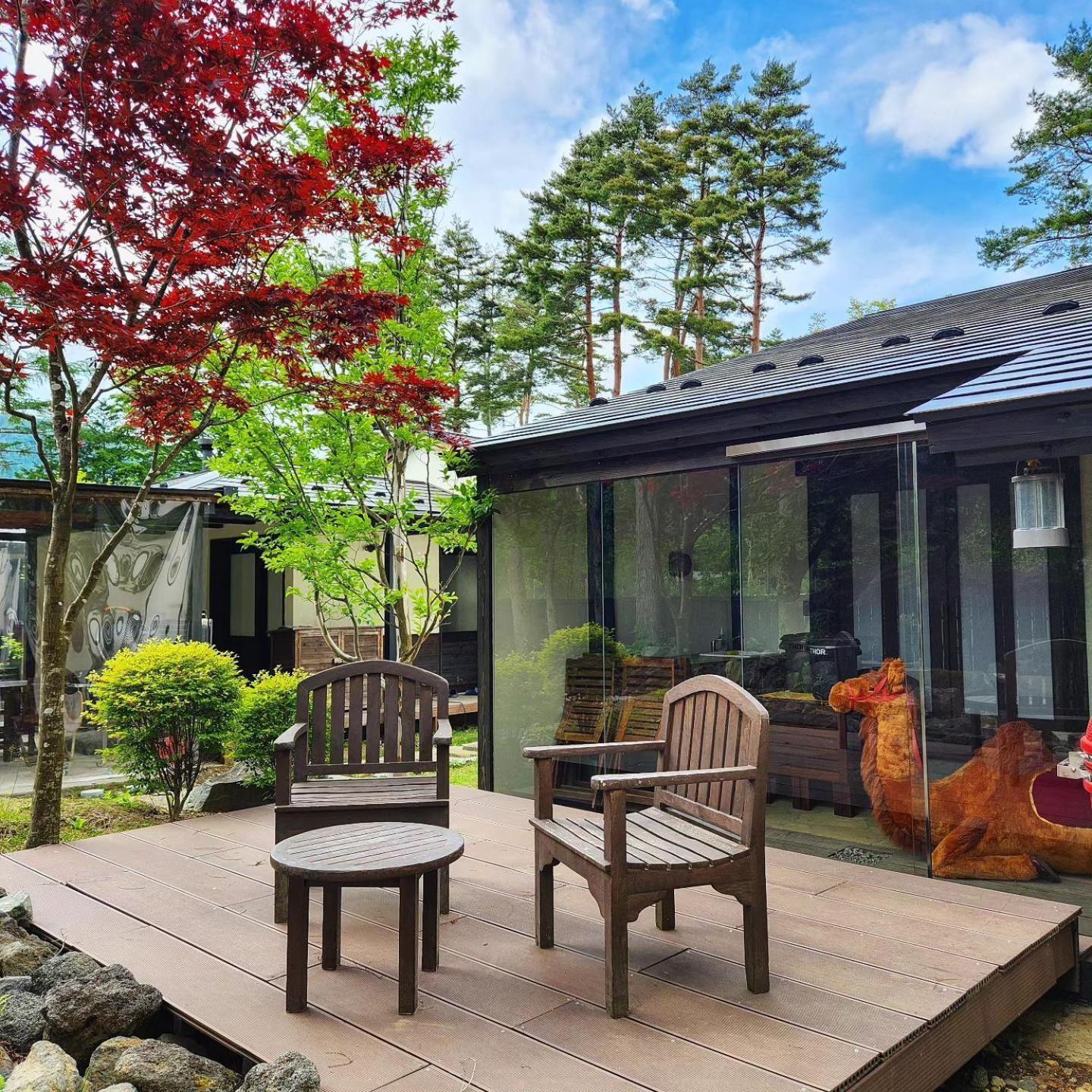 Glamping Villa Hanz Kawaguchiko Фуджикавагучико Екстериор снимка