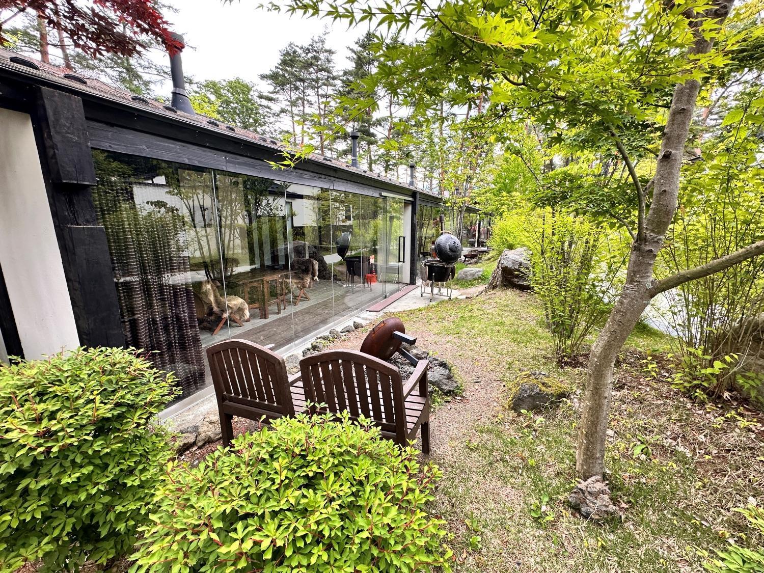 Glamping Villa Hanz Kawaguchiko Фуджикавагучико Екстериор снимка